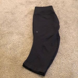 Lululemon in the Flow Capris (Dark Gray)